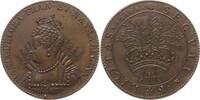 Frankreich, Königreich Bronzemedaille Louis XIII., 1610 - 1643, a.d. Krönung seiner Mutter Maria Medici zur Königin -