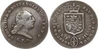 Braunschweig-Calenberg-Hannover (Kfsm. Hannover) 1/6 Taler Feinsilber Georg III., 1760 - 1820, Clausthal -