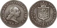 Braunschweig-Calenberg-Hannover (Kfsm. Hannover) 1/6 Taler Feinsilber Georg III., 1760 - 1820, Clausthal -