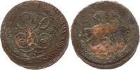Russland 1 Kopeke Elisabeth I., 1741 - 1761 -