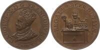 Frankreich, Königreich Bronzemedaille Charles X., 1589 - 1590, v. Philippe Régnault, Le Cardinal de Bourbon -