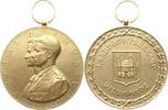 Belgien, Königreich, Vilvoorde Tragbare vergoldete Bronzemedaille Baudouin, 1951 - 1993, Preismed. Lanwirtschaft, Doppelportarit mit Fabiola -