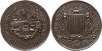 Belgien, Königreich, Antwerpen, Berchem Bronzemedaille v. Grielens, Antwerpen, auf die Landwirtschaftliche Ausstellung, Bienenkorb -