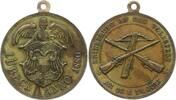 Stadt Lübeck Tragbare Bronzemedaille Schützenmedaille, Erinnerung an das Volksfest am 18. & 19. Juli 1886 -