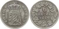 Bayern, Königreich 6 Kreuzer Maximilian II., 1848 - 1864 -