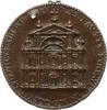 Frankreich, Königreich, Stadt Paris Einseitige Bronzegussmedaille Louis XIII., 1610-1643, Bau der Kirche Saint-Paul-Saint-Louis, Ansicht Fassade -