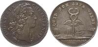 Frankreich, Königreich Silber - Jeton Louis XV., 1715 - 1774, Sign. FM, Batimens du Roi, QUID NON ARTE VALET -