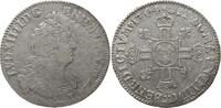 Frankreich, Königreich 1/2 Ecu aux 8 L Louis XIV., 1643 - 1715, Amiens -