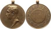 Belgien, Königreich, Limburg, Stadt Hasselt Tragbare Bronzemedaille Albert I., 1909-1934, Katholieke Vlaamse Landsbond, II. Congres, Rutten, Poullet -