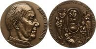 Finnland, Stadt Helsinki Bronzemedaille v. Eila Hiltunen, a.d. Mediziner und Gynäkologen Aarno Turunen, 1899 - 1973 -