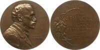 Große Bronzemedaille 1899 Österreich, Stadt Wien v. Marschall, a.d. 70. Geb. des Kunstmäzens Ludwig Lobmeyr, 1829 - 1917 Vorzüglich, mattiert