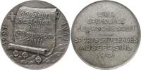 Versilberte Bronzemedaille 1941 Schweiz - Zürich von Huguenin, Schützengesellschaft Aussersihl, 650 J. Eidgenossenschaft Selten, vorzüglich, matt...