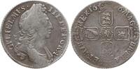 England, Königreich 1 Shilling William III., 1694 - 1702, London, First bust -