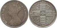 Großbritannien Gothic Florin (2 Shillings) Victoria, 1837 - 1901, Stempelnummer 27 -
