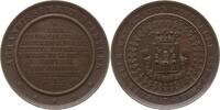 Belgien, Königreich, Stadt Antwerpen Bronzemedaille Leopold I., 1831 - 1865, v. Hart, Section Centrale, Pro Patria et Focis -