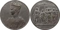 Großbritannien, Königreich, London Große Zinnmedaille Victoria, 1837 - 1901, v. Barber, Griffin & Hyams (publisher), Coronation Medal -