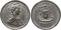 Braunschweig-Calenberg-Hannover Kleine Zinnmedaille Georg II., 1727 - 1760, v. Kohler, a.s. Schwester Sophie Dorothea, 1687 - 1757 -