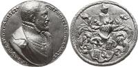 Nürnberg, Stadt Zinn-/Blei- Gussmedaille Meister des Jakob Hofmann, a.d. Patrizier Veit Holzschuher, 1515 - 1580 -