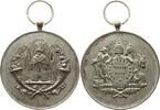 Belgien, Königreich, Brabant, Gemeinde Tervuren Tragbare versilberte Bronzemedaille Leopold II., 1865-1909, v. Fisch, Landwirtschaftsprämie, Comice Tervueren -