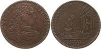 Frankreich, Königreich Bronze - Jeton Louis XV., 1715 - 1774, Parties Casuelles, PARVO THURE LITATUR, Fortunatempel -