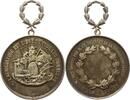 Frankreich, 3. Republik, Loire-Atlantique Tragbare versilberte Bronzemedaille Ancenis, Preismedaille Landwirtschaft, Bienenkorb, Landwirtschaftliche Geräte -