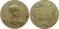 Großbritannien Kleine Messingmedaille George IV., 1820 - 1830, auf den Tod des Duke of York -