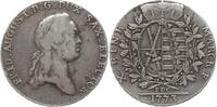 Sachsen, Kurfürstentum Konventionstaler Friedrich August III./I., 1763 - 1827, Dresden -