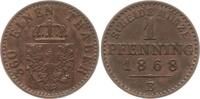 Preußen, Königreich 1 Pfennig Wilhelm I., 1861 - 1888, Hannover -