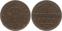 Preußen, Königreich 1 Pfennig Wilhelm I., 1861 - 1888, Hannover -