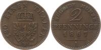 Preußen, Königreich 2 Pfennig Wilhelm I., 1861 - 1888, Berlin -