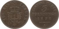 Preußen, Königreich 3 Pfennig Friedrich Wilhelm IV., 1840 - 1861, Berlin -
