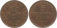 Preußen, Königreich 3 Pfennig Wilhelm I., 1861 - 1888, Hannover -