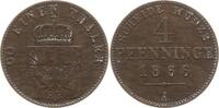 Preußen, Königreich 4 Pfennig Wilhelm I., 1861 - 1888, Berlin -