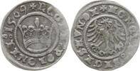 Polen, Königreich 1/2 Groschen (Halbgroschen , Polgrosz) Sigismund I., 1506 - 1548 -