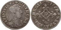 Frankreich, Königreich 4 Sols dits "des Traitants" Louis XIV., 1643 - 1715, Vimy -