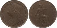 Großbritannien 1 Penny Victoria, 1837 - 1901 -