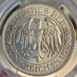 Germany, Weimar Rep. 5 Mk 5 Mark Eichbaum 1927 A Jaeger 331 Oaktree MS65