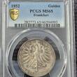 1852 Frankfurt Gulden PCGS MS65