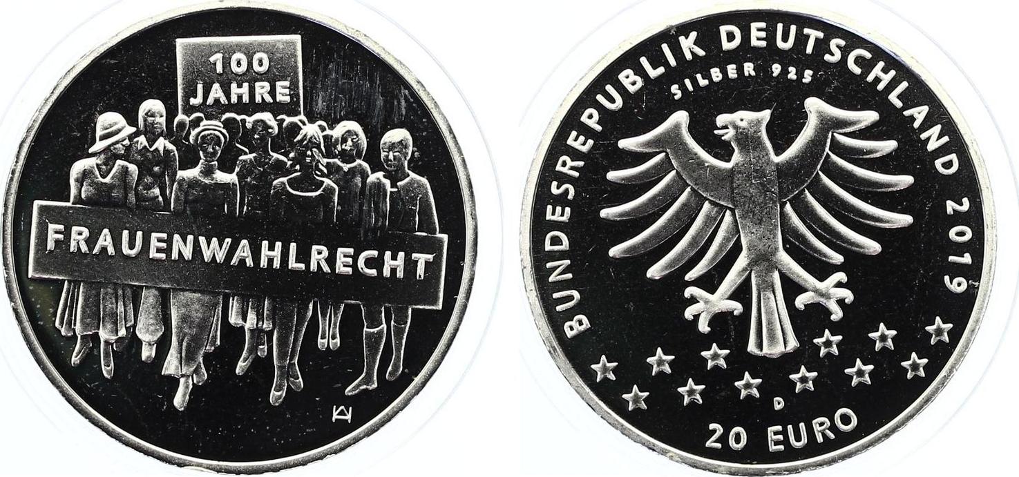 20 Euro 100 Jahre Frauenwahlrecht 20 Euro 100 Jahre Frauenwahlrecht