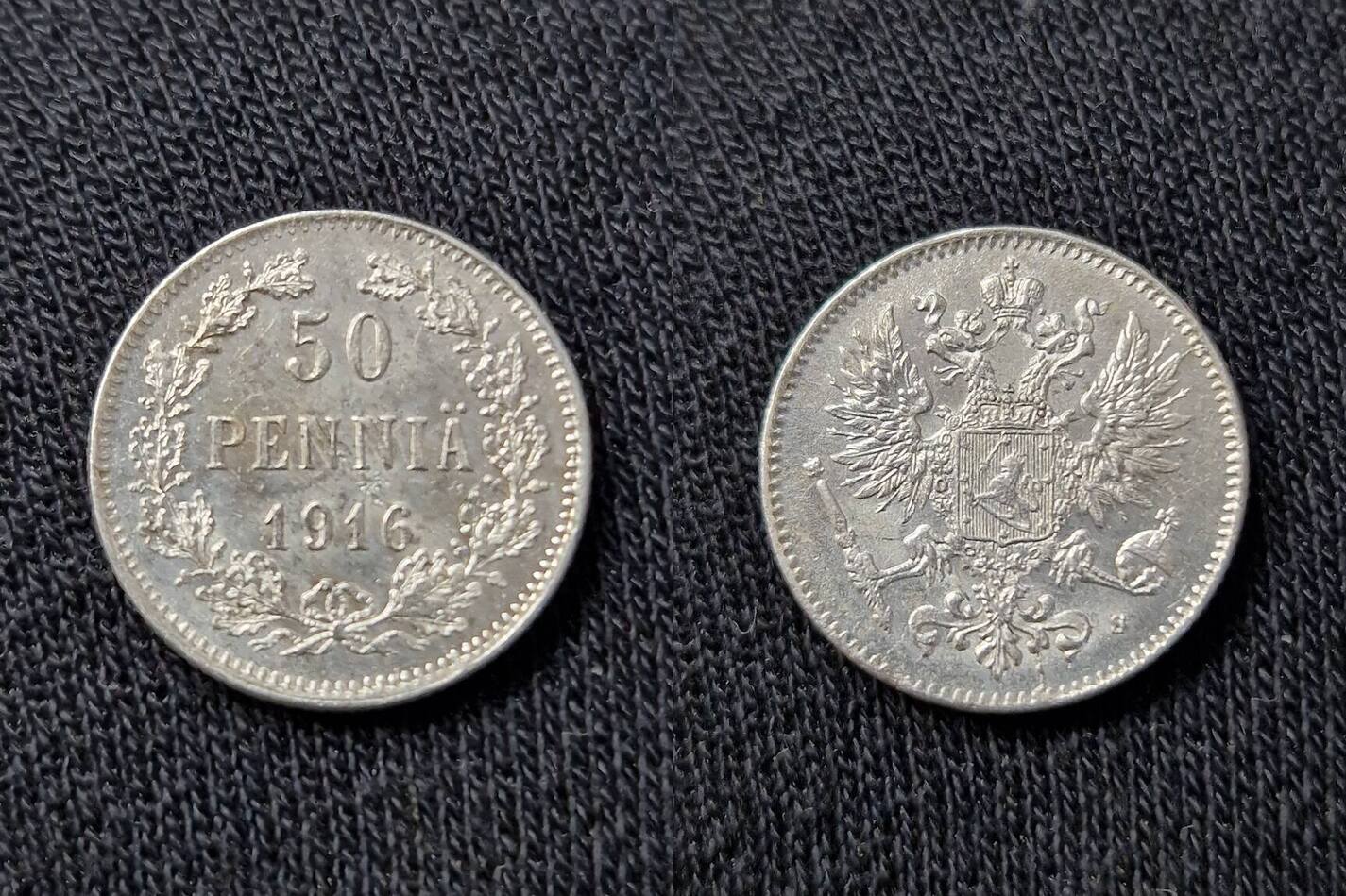 1916 50 Penniä Finnland vz+ | MA-Shops