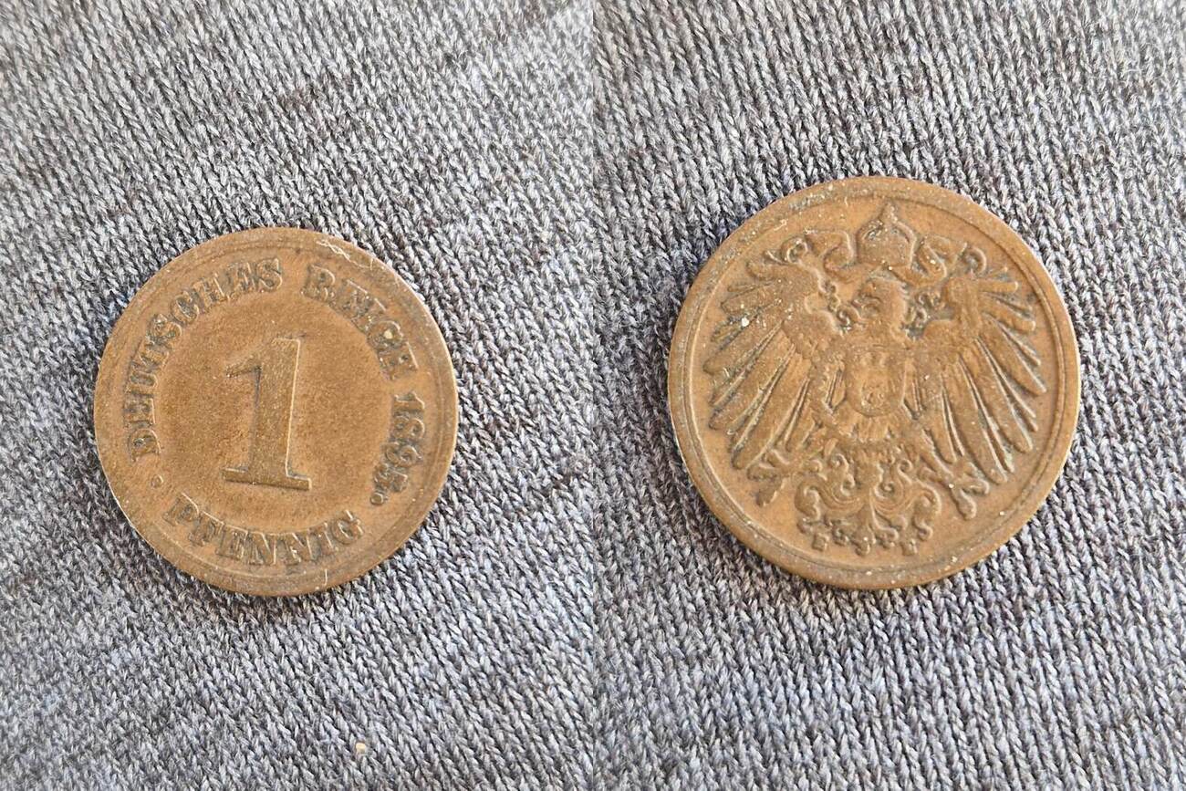 1895 E 1 Pfennig ss | MA-Shops