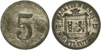 Marktleuthen - Zink vernickelt 1917 (Funck 322.1) 5 Pfennig -