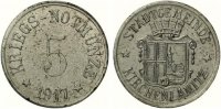 Kirchenlamitz - Zink vernickelt 1917 (Funck 243.1B) 5 Pfennig -