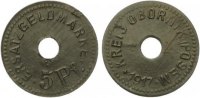 Posen Obornik - Zink 1917 (Funck 396.1) 5 Pfennig -