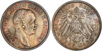 Saxony 5 Mk 1908 5 Mark Sachsen Friedrich August III Jaeger 136 MS65 695,00 EUR Differenzbesteuert nach §25a UStGkostenloser Versand