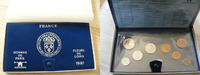 Frankreich Fleurs de Coins KMS Kursmünzensatz