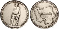 Medaille Auf die Volksabstimmung Saarland 1935