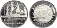 5 Pfund Malta 1984 Segelschiff - Handelsschiff Wignacourt PP