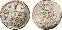 BRANDENBURG PREUSSEN Friedrich Wilhelm I der Soldatenkönig Guter Pfennig
