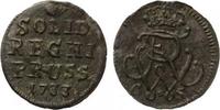 BRANDENBURG PREUSSEN Friedrich Wilhelm I 1 Schilling 1733 CS
